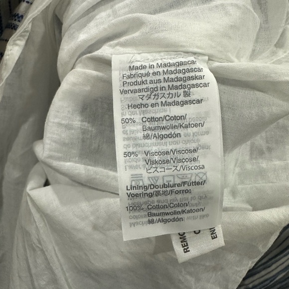 J. Crew Mercantile Midi Stripe Shirt Dress Size: XS - Picture 7 of 8